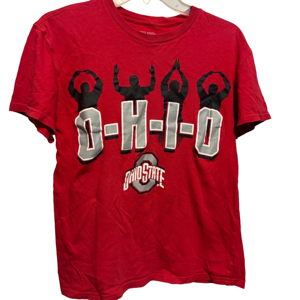 OSU Ohio State University Varsity Authentic Apparel Tee Shirt, Small